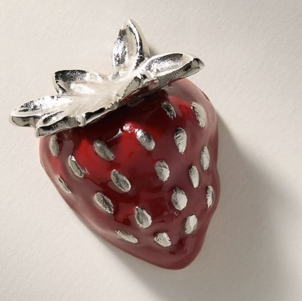 Anthropologie Delice Strawberry Bottle Opener, NEW